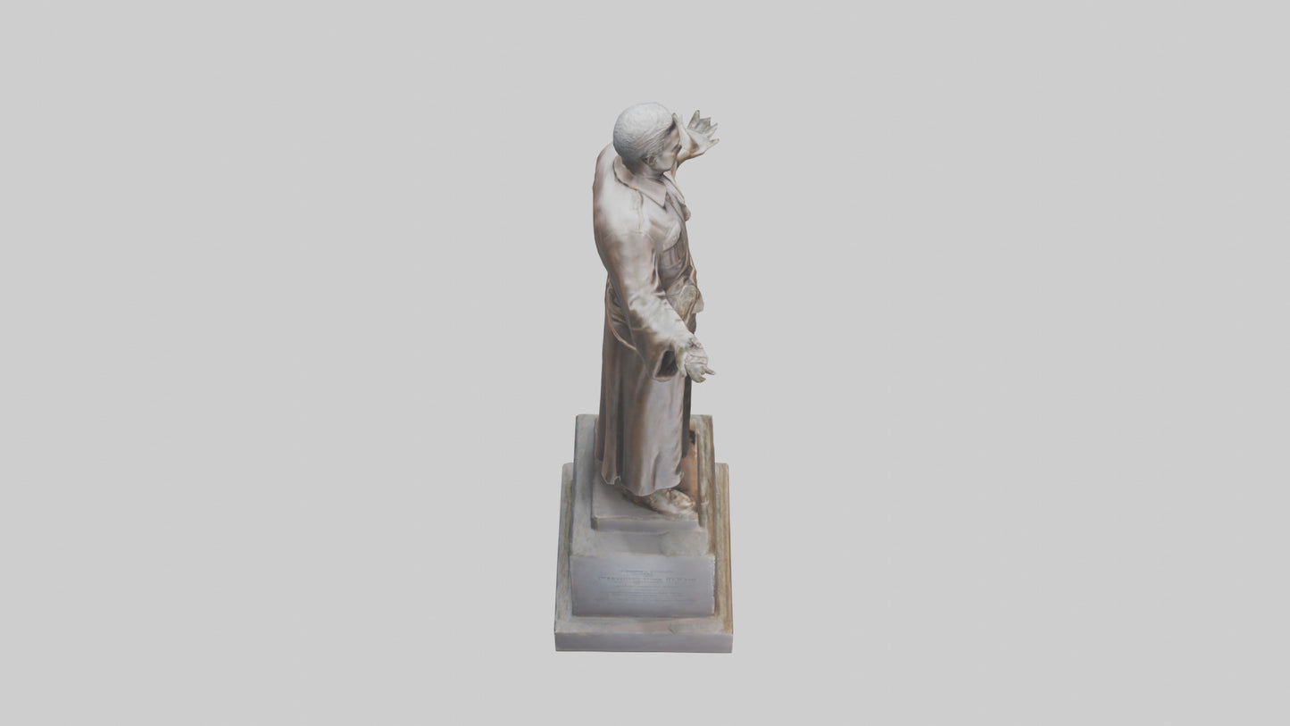 Standing for Freedom statue model 3D model
