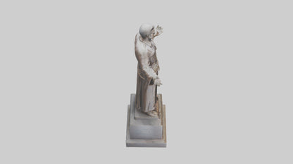 Standing for Freedom statue model 3D model