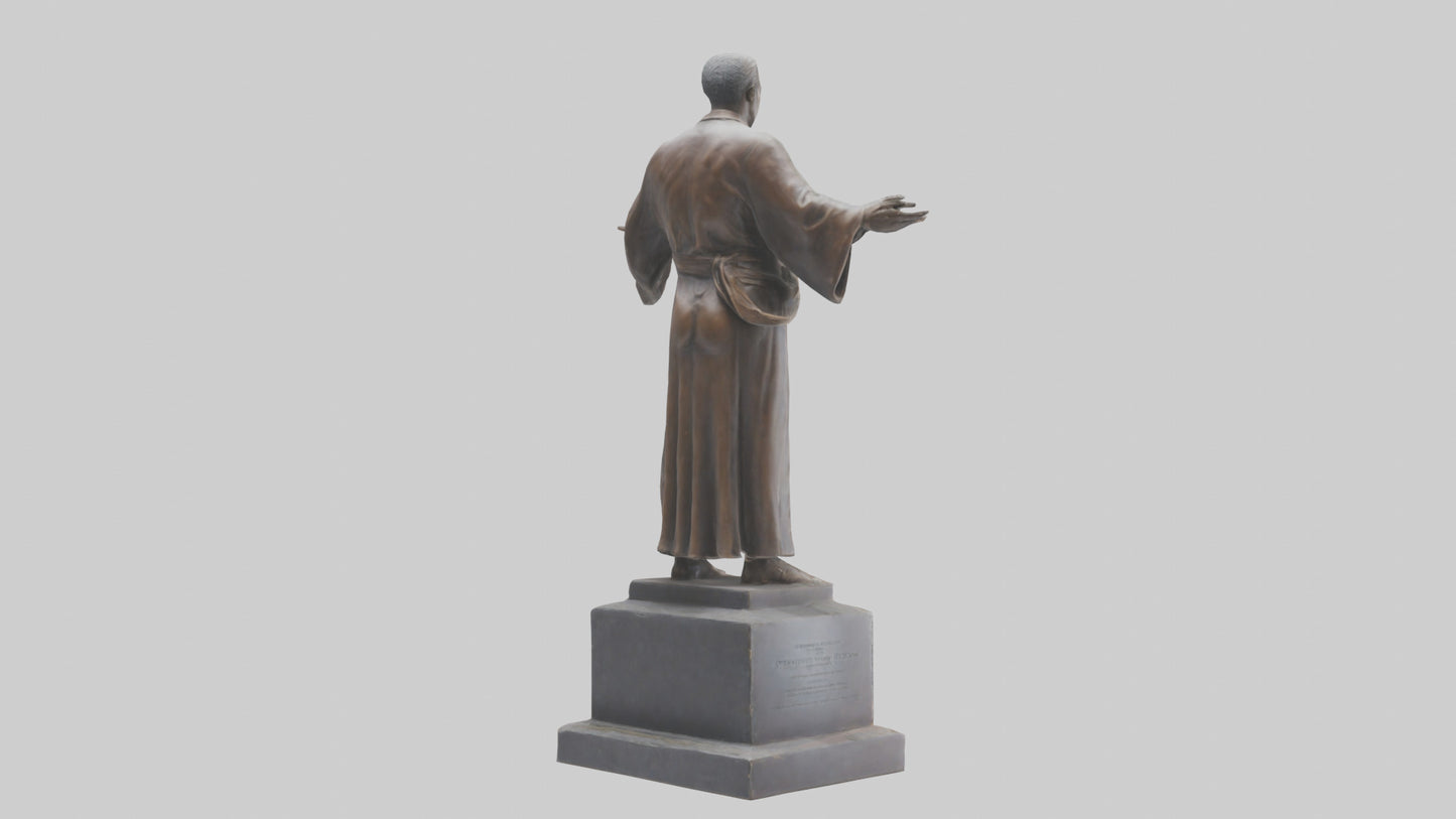 Standing for Freedom statue model 3D model