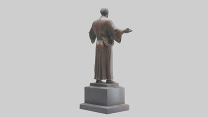 Standing for Freedom statue model 3D model