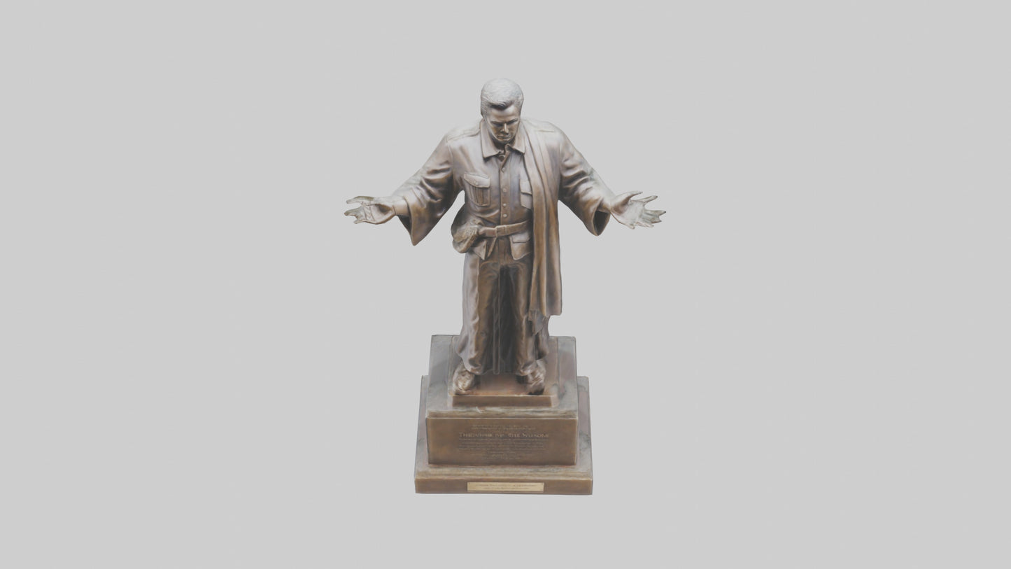 Standing for Freedom statue model 3D model