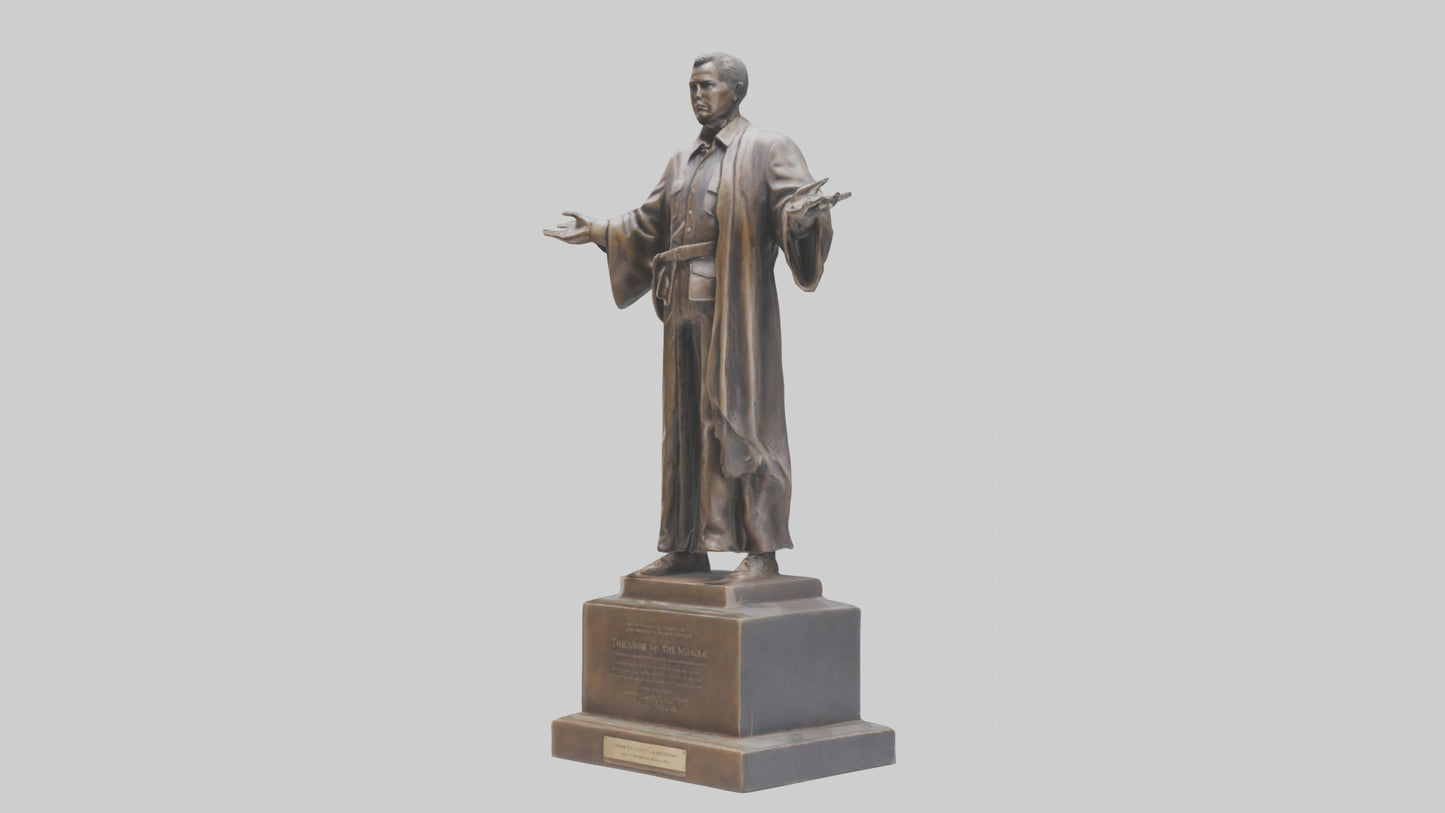 Standing for Freedom statue model 3D model