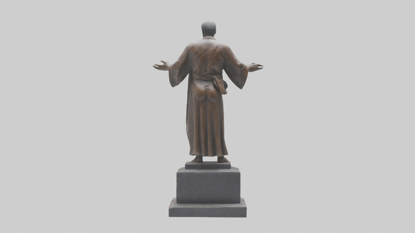 Standing for Freedom statue model 3D model