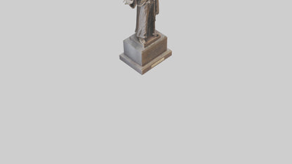 Standing for Freedom statue model 3D model