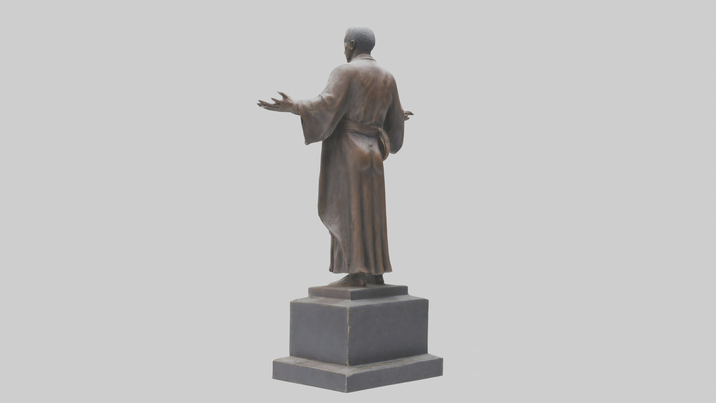 Standing for Freedom statue model 3D model