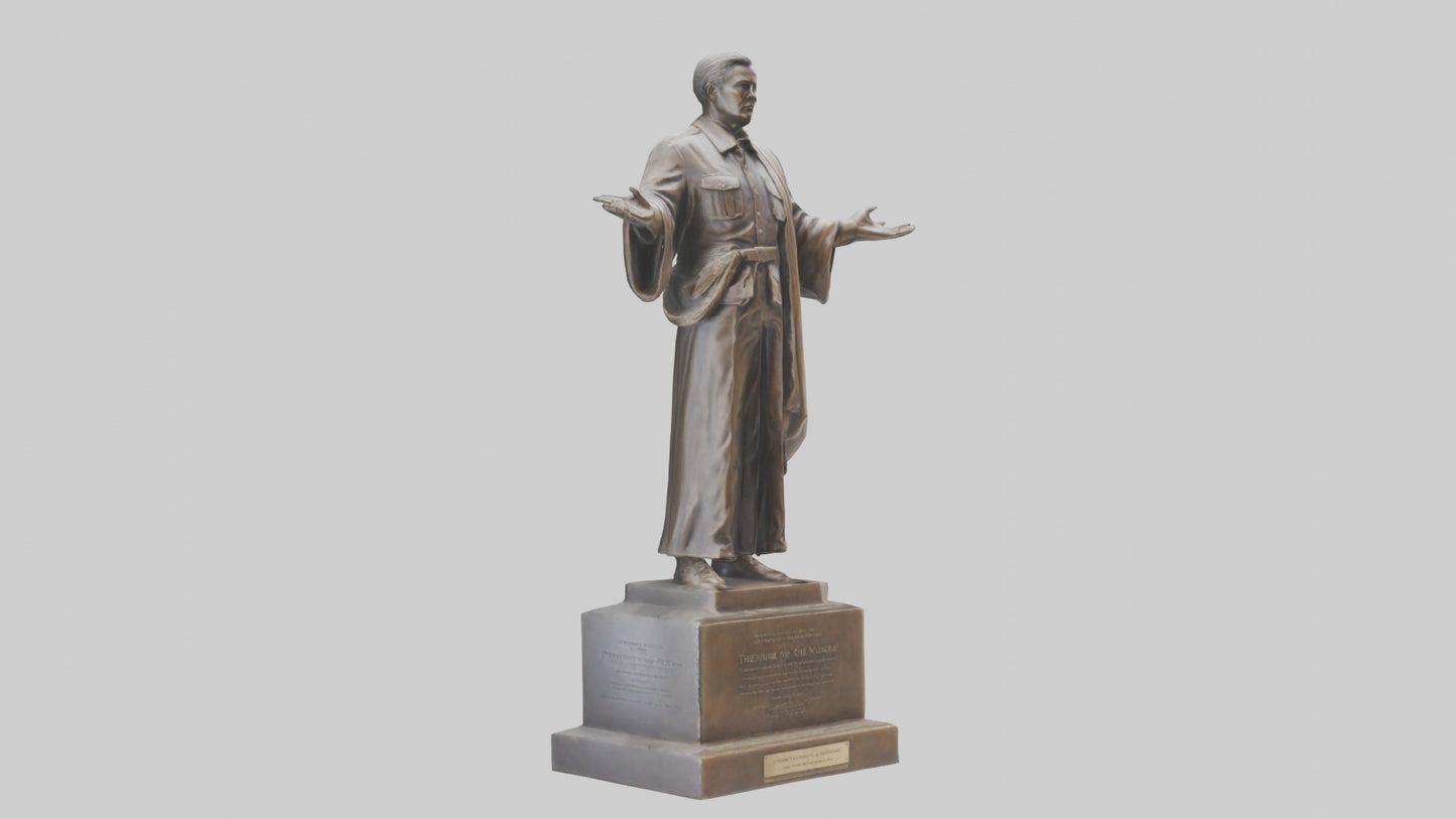 Standing for Freedom statue model 3D model