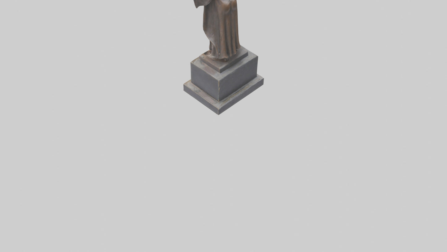 Standing for Freedom statue model 3D model