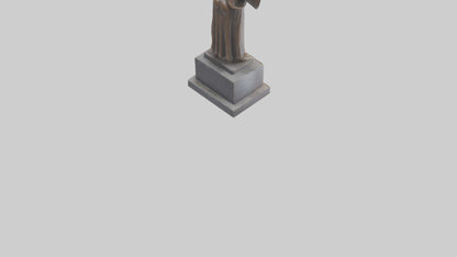 Standing for Freedom statue model 3D model