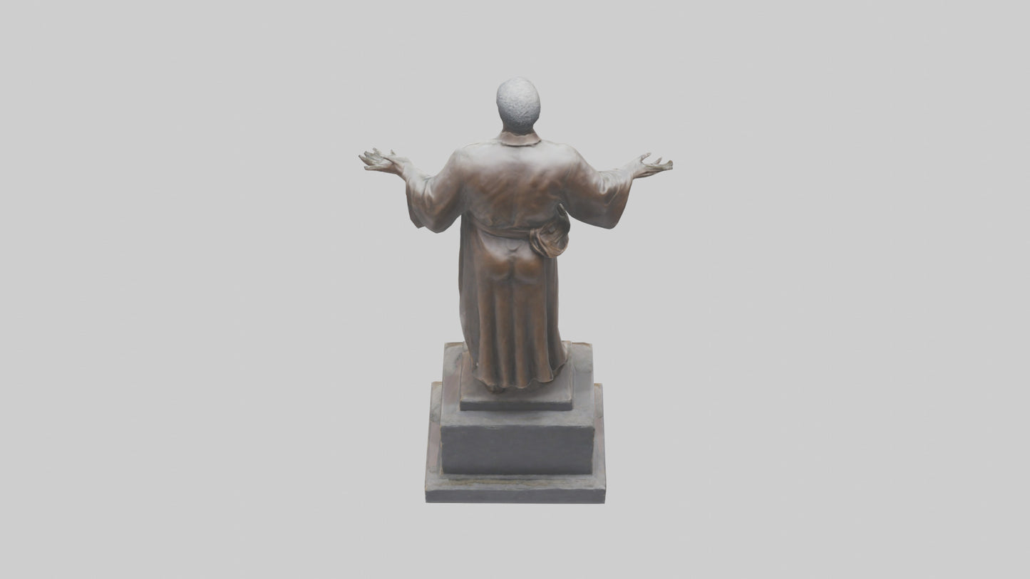 Standing for Freedom statue model 3D model
