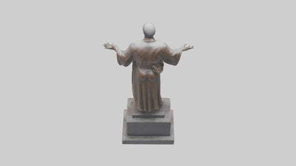 Standing for Freedom statue model 3D model