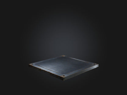 3D model Steel Plate VR / AR / low-poly