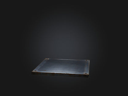3D model Steel Plate VR / AR / low-poly