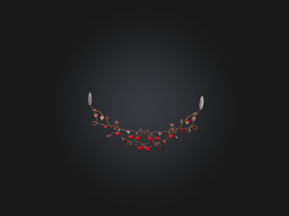 3D model String of Hearts Model VR / AR / low-poly