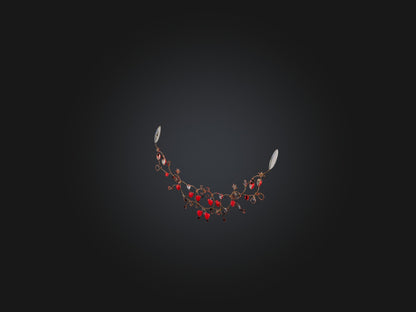 3D model String of Hearts Model VR / AR / low-poly