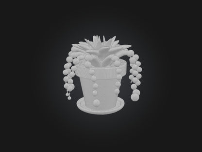 3D model String of Pearls Model VR / AR / low-poly