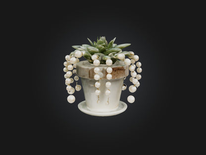 3D model String of Pearls Model VR / AR / low-poly