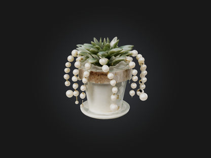 3D model String of Pearls Model VR / AR / low-poly