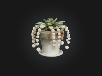 3D model String of Pearls Model VR / AR / low-poly