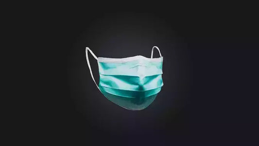 3D model Surgical Mask VR / AR / low-poly