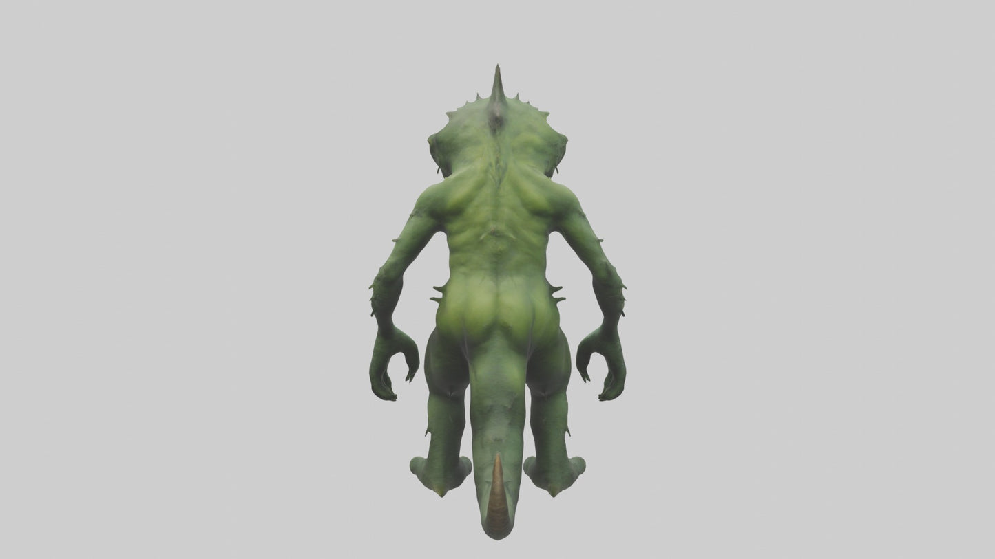 Swamp Monster Model 3D model