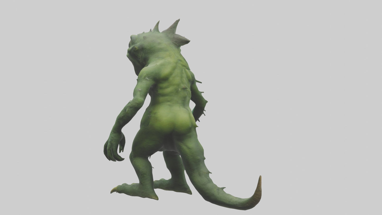 Swamp Monster Model 3D model