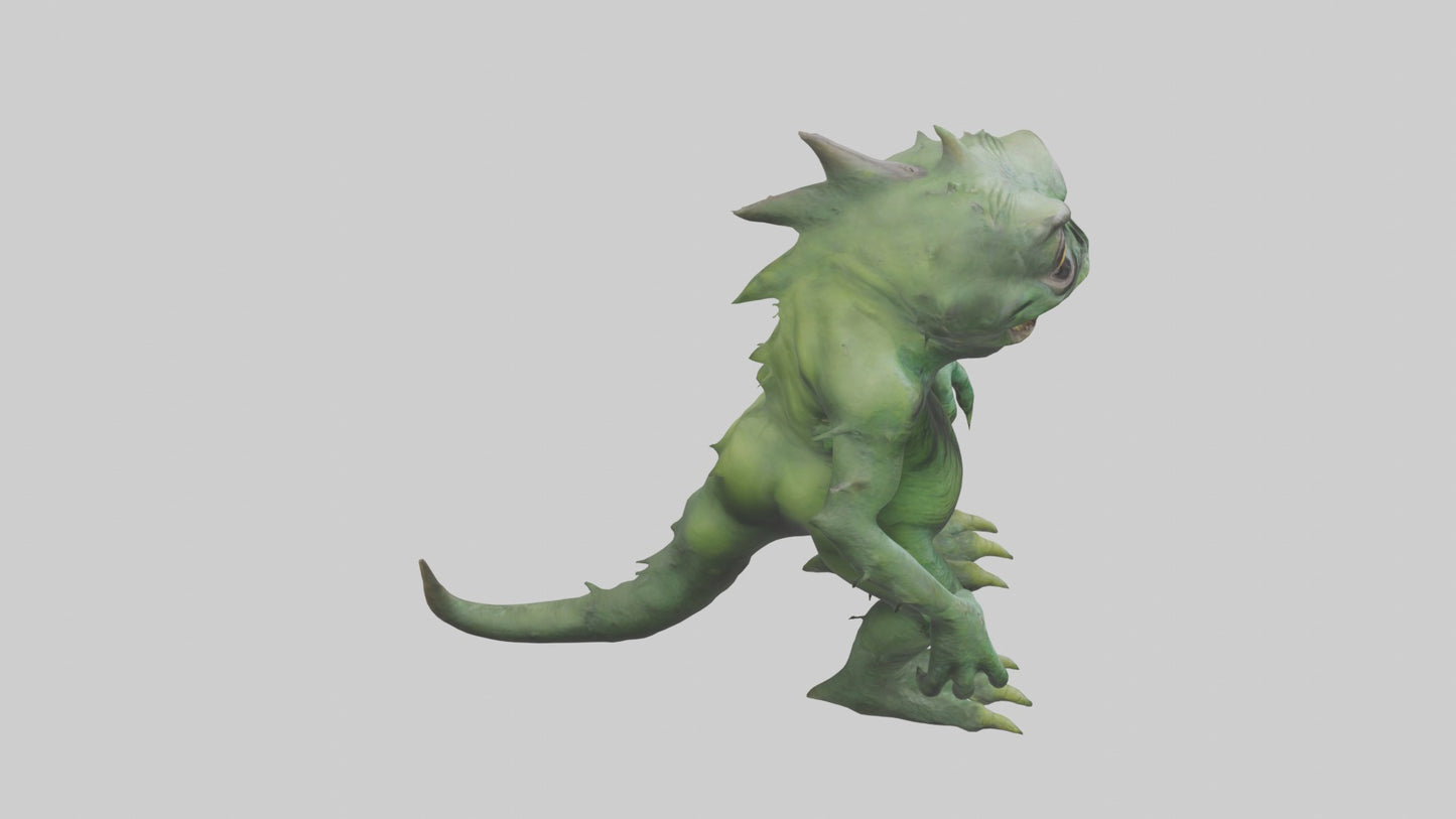 Swamp Monster Model 3D model