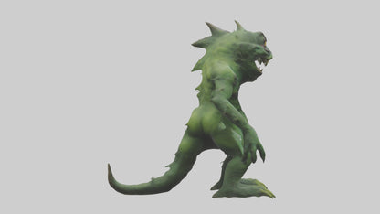 Swamp Monster Model 3D model