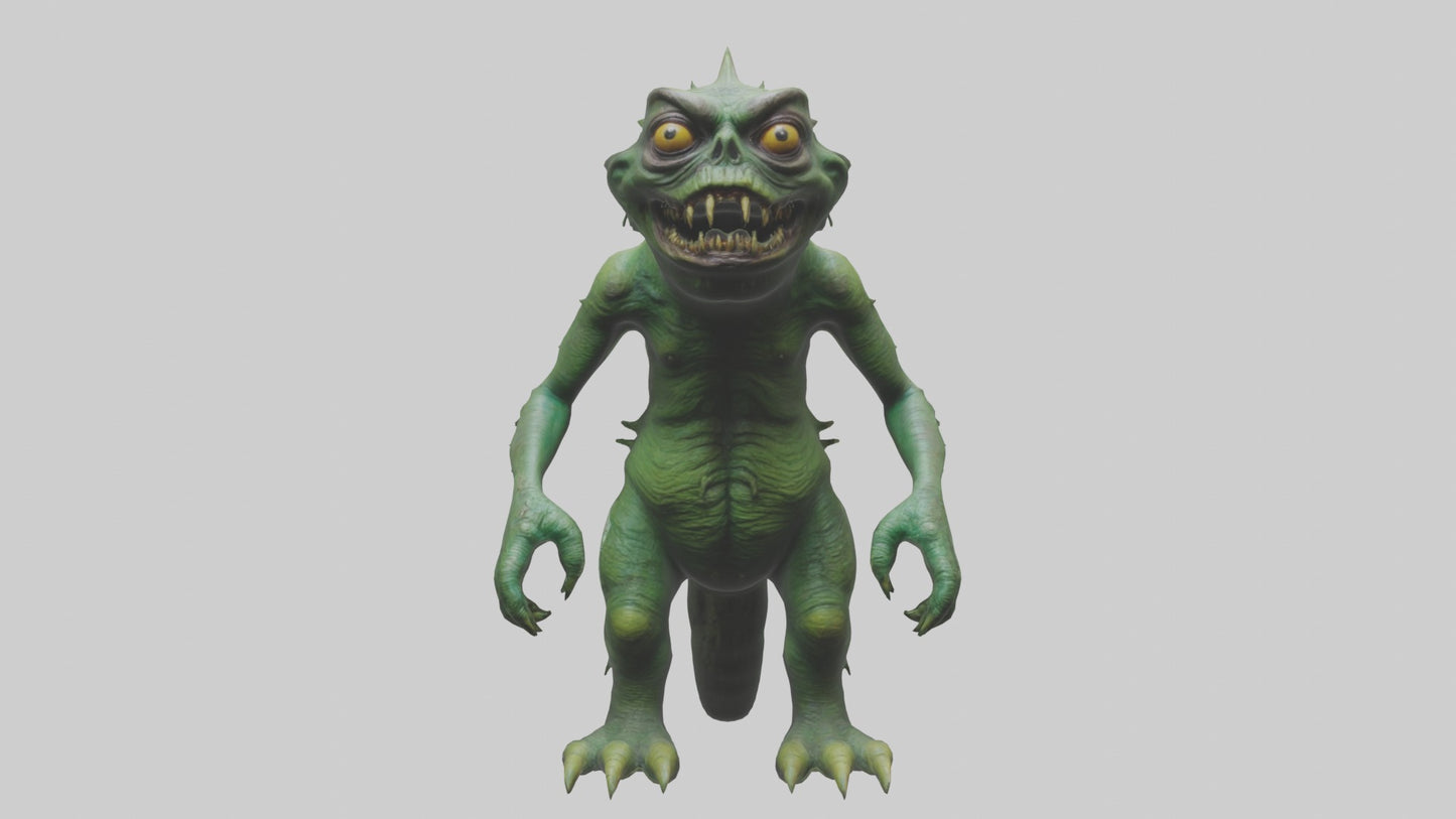 Swamp Monster Model 3D model
