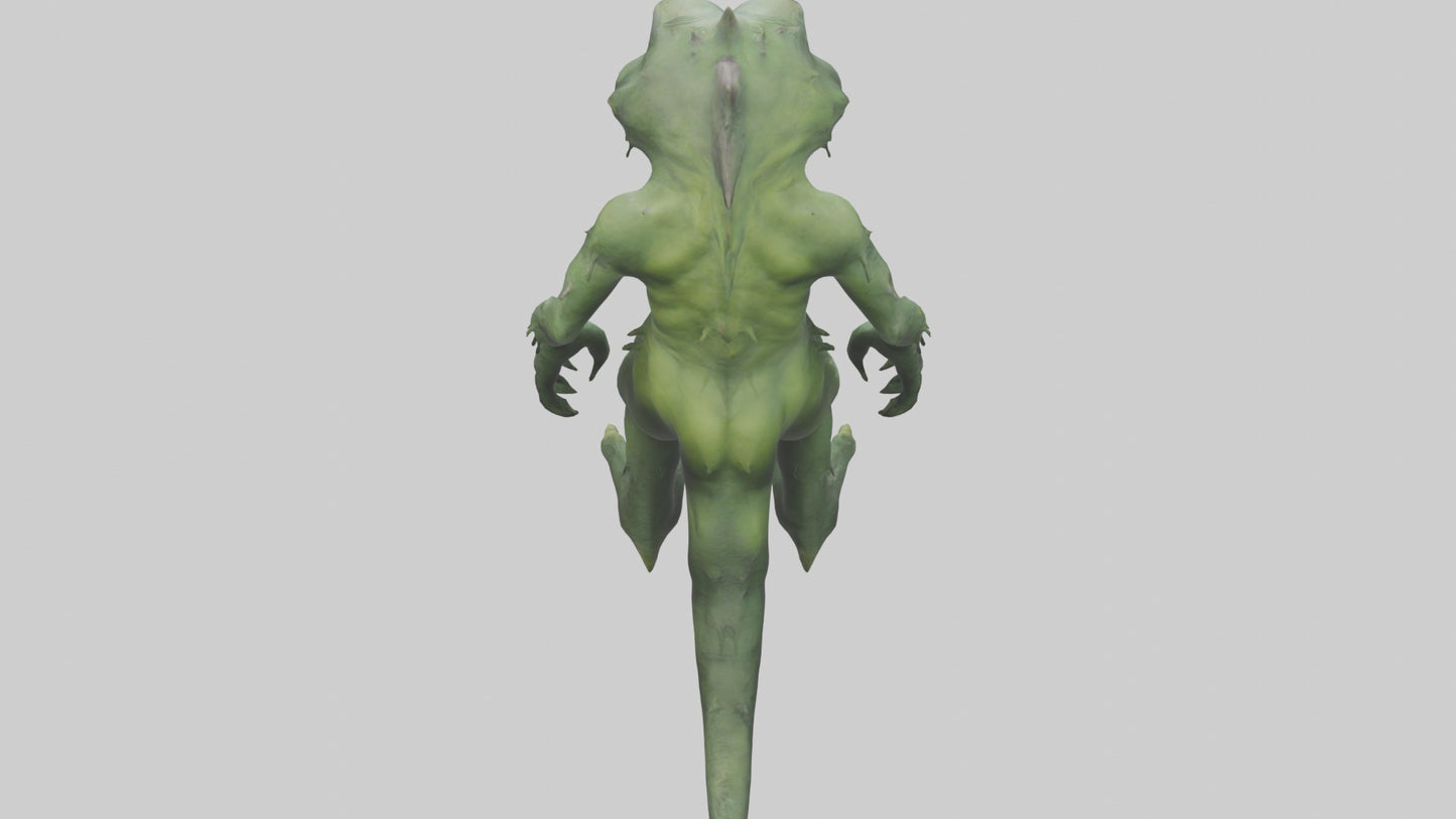 Swamp Monster Model 3D model