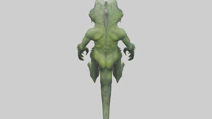 Swamp Monster Model 3D model