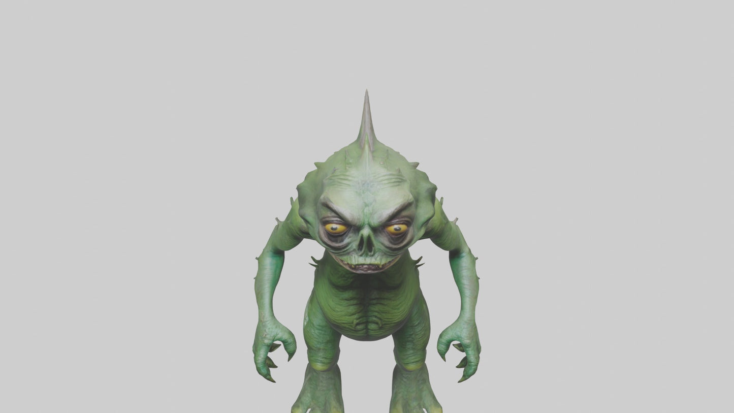Swamp Monster Model 3D model