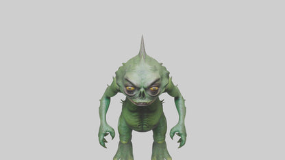 Swamp Monster Model 3D model