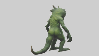 Swamp Monster Model 3D model