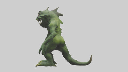 Swamp Monster Model 3D model
