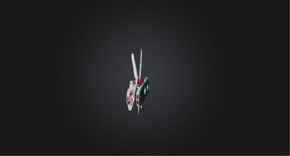 3D model Swiss army knife VR / AR / low-poly