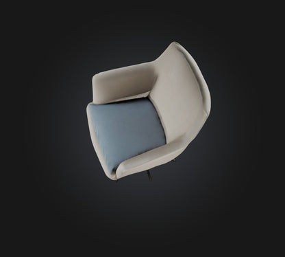 3D model swivel chair VR / AR / low-poly