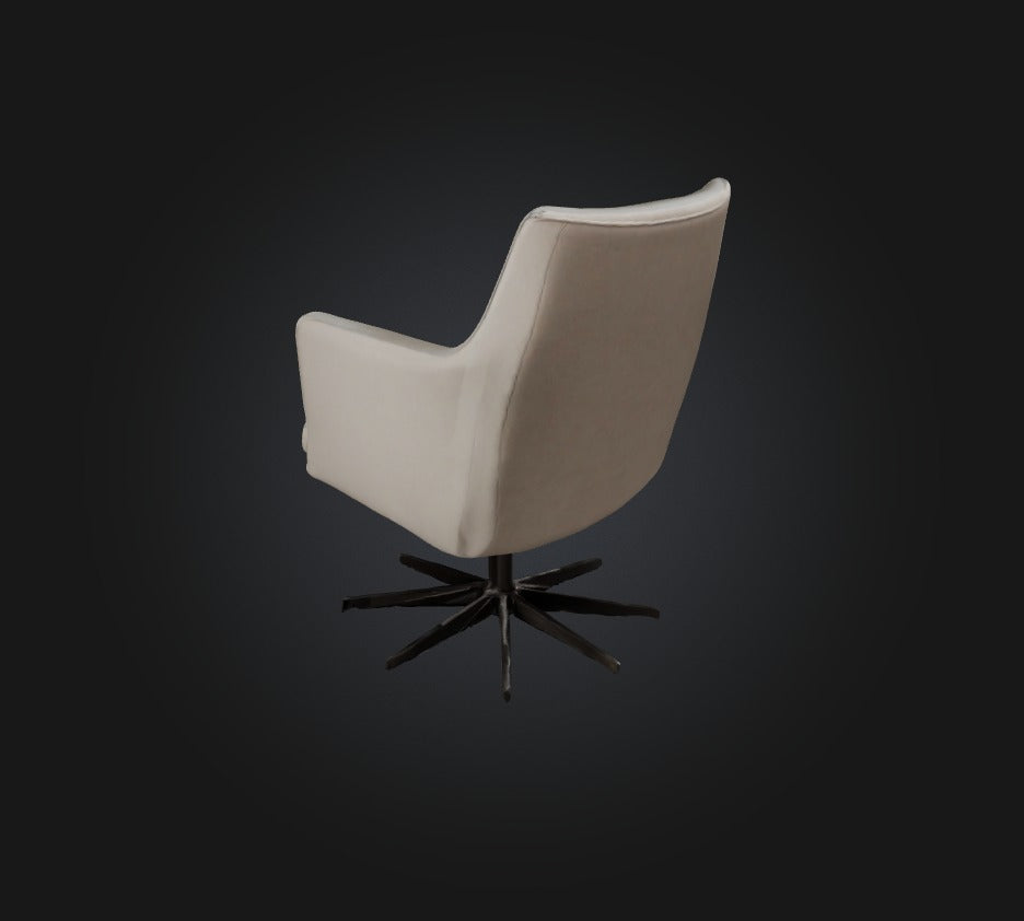 3D model swivel chair VR / AR / low-poly