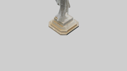 Synthetics Ruler statue model 3D model