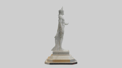 Synthetics Ruler statue model 3D model