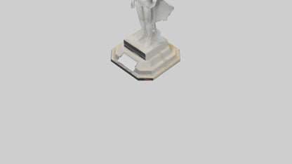Synthetics Ruler statue model 3D model