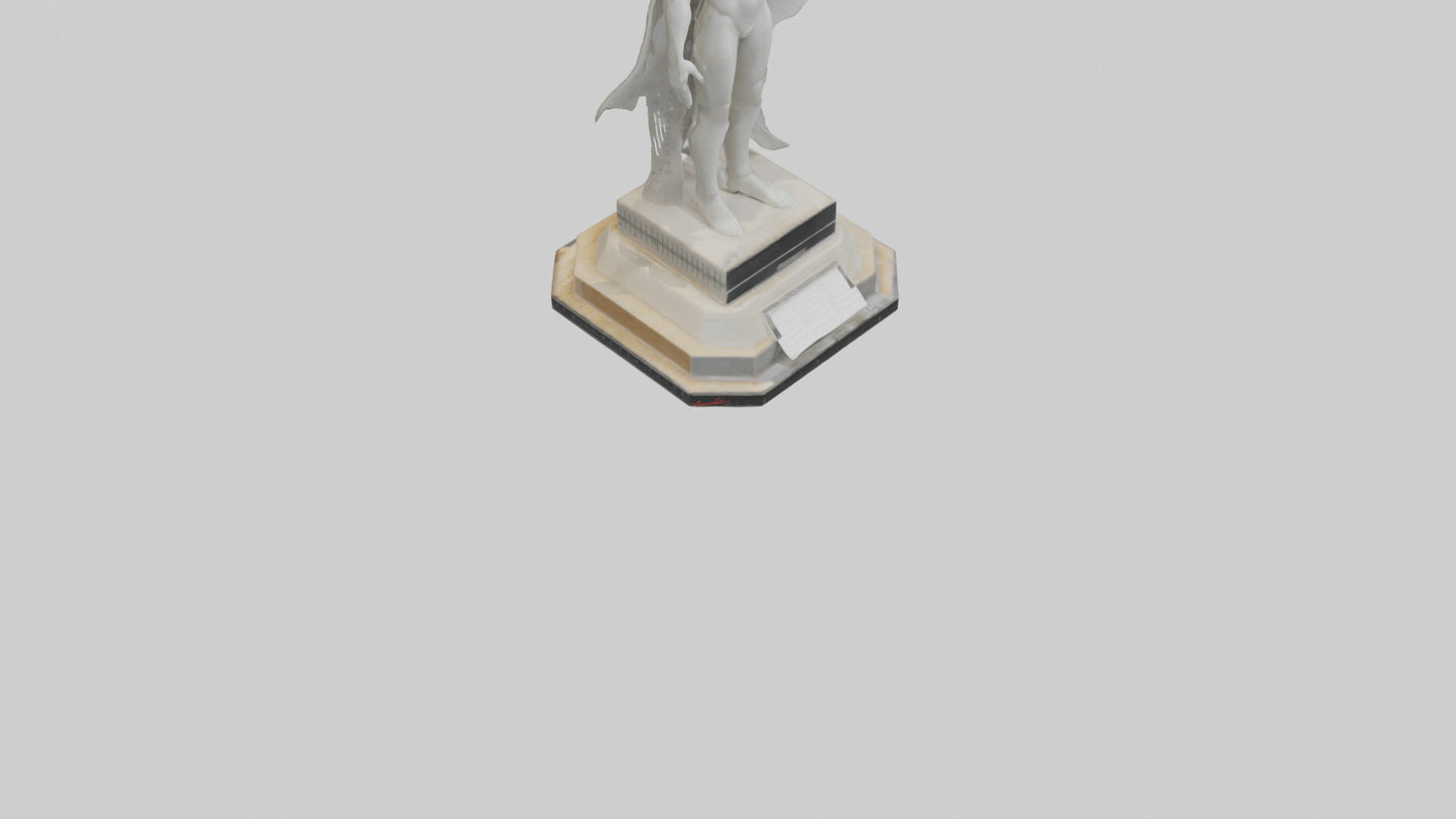 Synthetics Ruler statue model 3D model