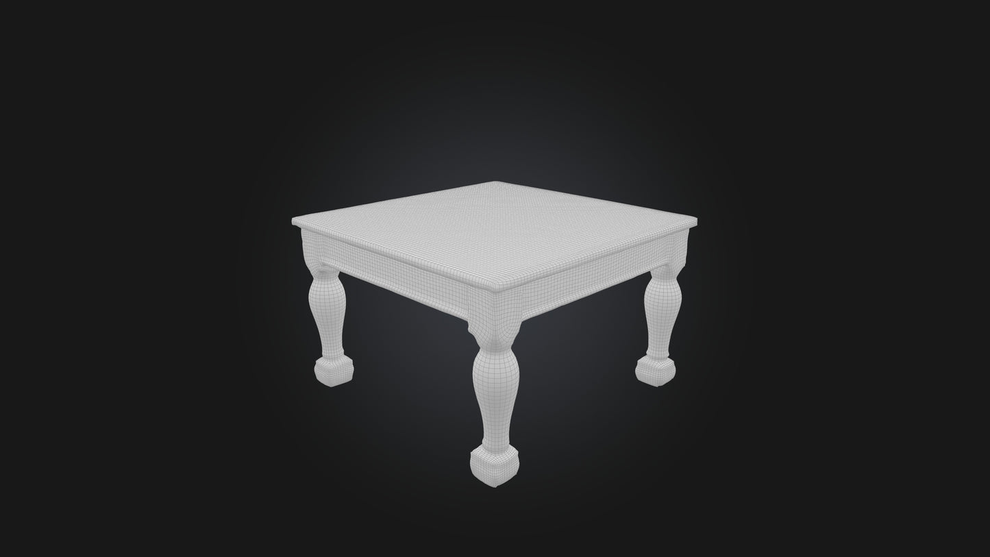 3D model Table VR / AR / low-poly