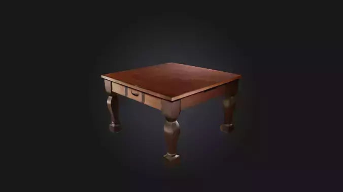 3D model Table VR / AR / low-poly