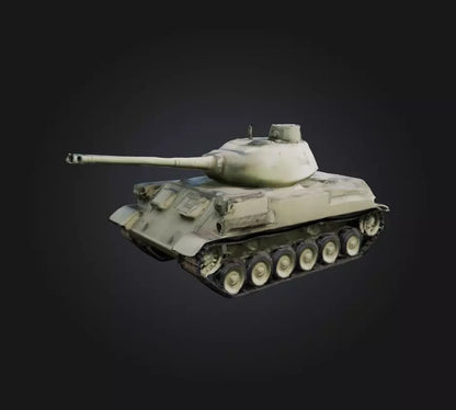 3D model Tank 2 VR / AR / low-poly