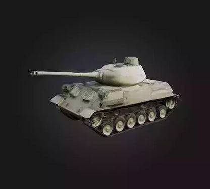 3D model Tank 2 VR / AR / low-poly