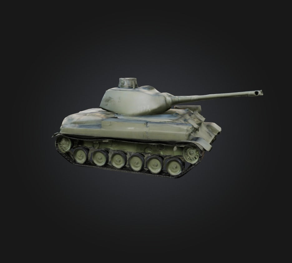 3D model Tank 2 VR / AR / low-poly