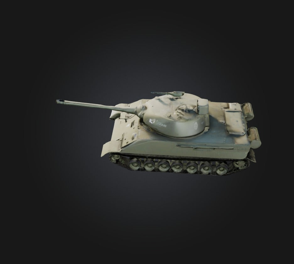 3D model tank model VR / AR / low-poly