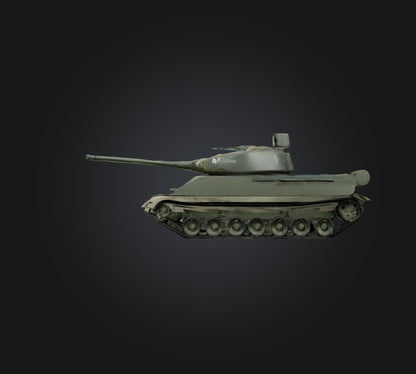 3D model tank model VR / AR / low-poly