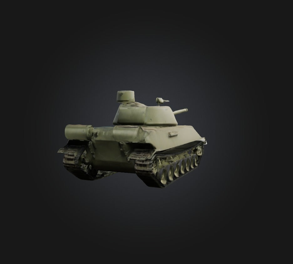 3D model tank model VR / AR / low-poly