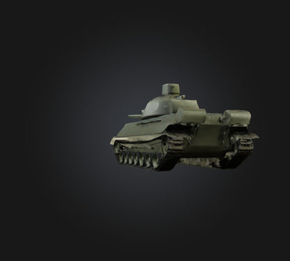 3D model tank model VR / AR / low-poly